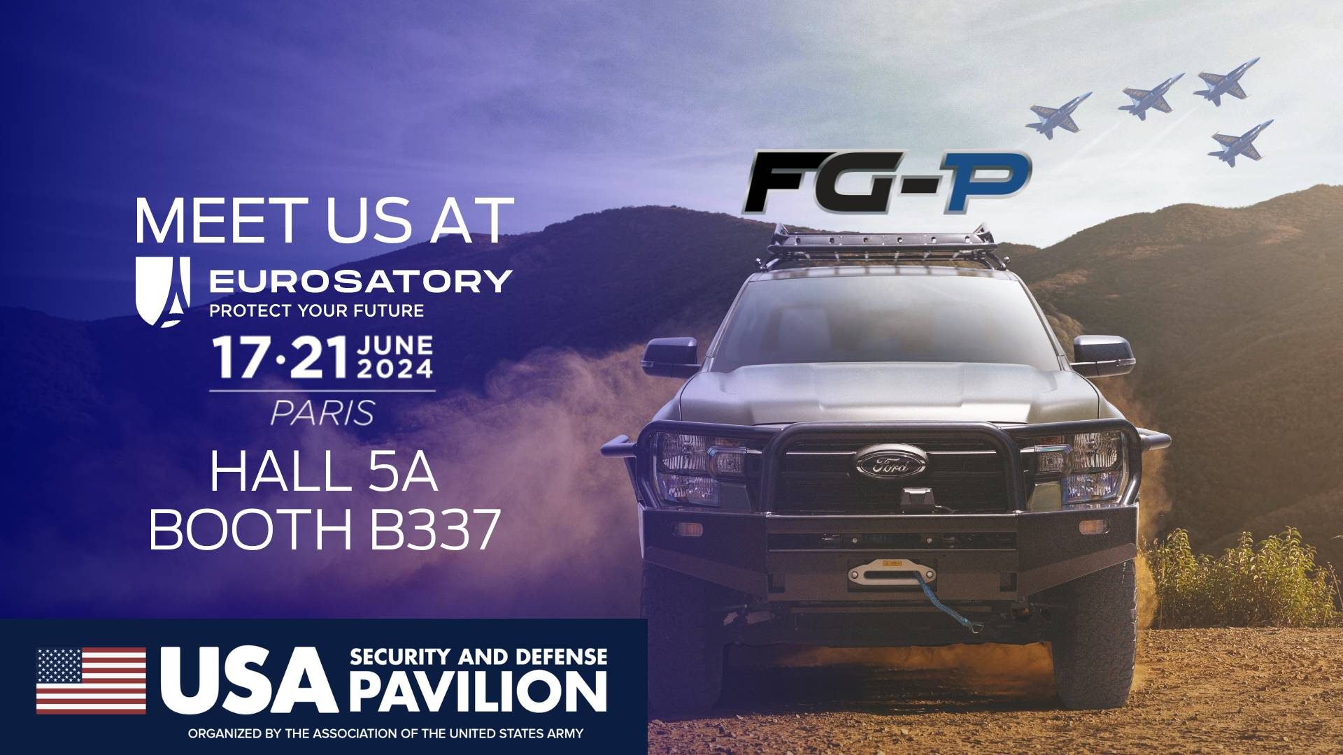 Meet Us At Eurosatory June 17-21, 2024 Hall 5A Booth B337 USA Security And Defense Pavilion